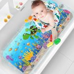 XIYUNTE Kids Bath Mat Non Slip Anti