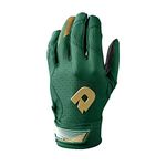 DeMarini CF Batting Gloves, Dark Green - 2X