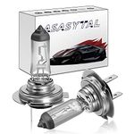 Asasytal H7 24V 70W Halogen Bulb, Headlight Lamps with 3000K Yellow Super Bright Light as OEM, for Trucks Lorries Headlight Bulb Replacement, 2 Pieces