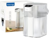 Waterdrop Electric Water Filter Pitcher, Rechargeable 200-GallonWater Dispenser, Instant 15-Cup Countertop System, NSF/ANSI 401&53&42&372, Reduce PFAS, Lead, Chlorine, White, Does not Lower TDS