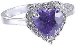 Sukkhi Adorable Queen Heart Valentine Rhodium Plated Ring for Women(R80385_9)