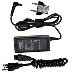 HQRP 19V AC Adapter Compatible with Samsung UN32J4500 UN32J4500AF HDTV TV LCD LED Plasma DLP Power Supply + Euro Plug Adapter