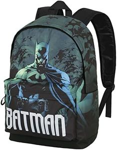 DC Comics Batman Arkham-Zaino HS FAN 2.0, Verde, 30 x 41 cm, Capacità 22 L