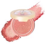 Oulac Illuminlator Powdery Blusher for Cheeks | Shimmery Blusher for Golden Hour Makeup | Rich Colors & Buildable | Vegan&Cruelty Free | F03 Sweet Date 4.8g