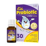 Ddrops Kids Probiotic 30 Servings - Supports Children's Gastrointestinal Health - Easy-to-Use drop format, No Sugar, Non-GMO, Allergy-friendly