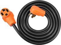 LudoPam 30 Amp Welder Dryer Extension Cord NEMA 14-30P to 14-30R STW 10AWG/3 Heavy Duty Dryer Extension Cord 4 Prong for Dryer Power Extension and EV Charging, 125V/250V, 10 Feet