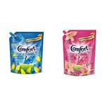 Comfort After Wash Morning Fresh Fabric Conditioner Pouch - 2 L & After Wash Fabric Conditioner Pouch - 2 l Combo