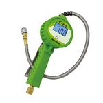 Astro Pneumatic - Digital Tire Inflator w/Stainless Steel Hose & Push-Lock Coupler Chuck - Green (3018GR)