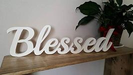 Blessed Sign On MDF Wall Hanging Wall Decor Room Decor Bespoke Wish