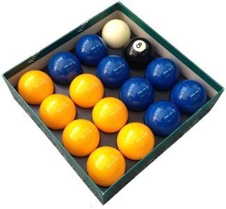 Aramith Yellow and Blue 50.8 mm Billiard or Pool Balls