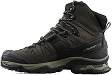 Salomon Mens Quest 4Gtx High Rise Hiking Boots, Olive Night/Peat/Safari, 11.5