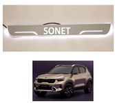 DS ENTERPRISE Door Acrylic Plates with Light For KIA Sonet Set of 4PCS (Blue Color)