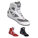 Ringside 3/4 Top Boxing Shoe (White, 10)