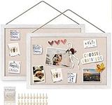 2 Pack 16x11 Wood Bulletin Boards w