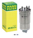 Mann-Filter WK 853/3 X Fuel Filter, pack of 1