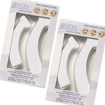 Satin Smooth EZ Grip Non-Woven Contour Facial Waxing Strips | Ideal Face Hair Removal Strips for Eyebrows, Hairline & Upper lip |100 ct x 2 packs