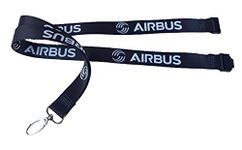 Airbus Fabric Lanyard Black Pack of 1 with Safety Break Away on Amazon