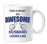 60 Second Makeover Limited This is What an Awesome Husband Looks Like Mug Gift Birthday Christmas Valentines Anniversary