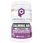 Nootie Progility Daily Calming Aid Chews for Dogs, Advanced Calming Support for Dogs with Melatonin, 90 Soft Chews
