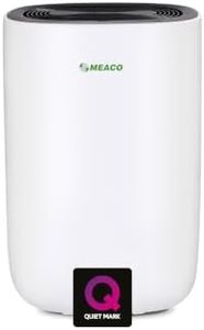 MeacoDry ABC 10L Quiet Dehumidifier for Home | Low 4.1p/hr Energy Cost | Compact Moisture Removal, Digital Humidistat & Laundry Mode for Damp, Condensation and Mould in Flats and Bedrooms