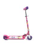 Titan Flower Princess Folding Aluminum Girls Folding Kick Scooter with LED Light Up Wheels (Age 5+), Pink