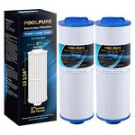 POOLPURE Spa Filter Replaces PWW50L, Unicel 4CH-949, Filbur FC-0172, SD-01143, 817-4050, PDC570-AFS, Rising Dragon 50, Waterway Teleweir 50 sqft Filter Cartridge, 2 Pack