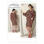 Vogue Patterns 1482, Misses Dress, SML-MED-LRG, Multi-Colour, XY