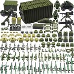 Modern Swat Team Building Block Toys, Army Equipment Gear Sets, Special Military Soldier Style Weapon Sets, Military Weapon Pack Accessories Kits Toys, Accessories Compatible with Major Mini figure