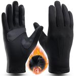 TANSTC Winter Gloves Thermal Warm Stretch Gloves Warm Fleece Lining,M