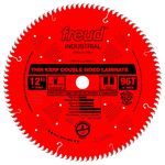 Freud LU96R012 12-Inch 96 Tooth TCG Thin Kerf Double Sided Laminate Cutting Saw Blade with 1-Inch Arbor and PermaShield Coating