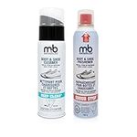 M & B Unisex's Sneaker Care, Cleaner + Deodorizer Spray aerosol Flammable Liquids 76-200ml, Large