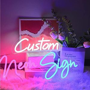 Custom Neon Sign - Personalized Led Neon Light, Beilady Customized Neon Signs For Bedroom, Wall Decor, Wedding, Birthday Party Decorations, Restaurant, Company Logo, Shop, Cafe, Bar (16" To 55"）