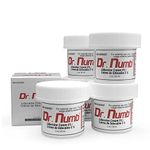 Dr. Numb Tattoo Numbing Cream - 2oz || 5% Lidocaine Topical Anesthetic Cream - Maximum Strength with Vitamin E for Pain Relief of Tattoos, Waxing, Microneedling, Piercing, Microblading, Burning (5)