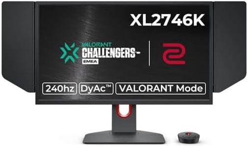 BenQ ZOWIE XL2746K Écran Gaming (27 Pouces, 240 Hz, 0.5ms, DyAc+, XL Setting to Share, S switch, Shielding Hood)