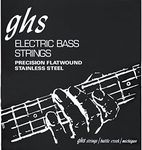 GHS Strings M3050 4-String Bass Precision Flats, Stainless Steel Flatwound Bass Strings, 38" Winding, Medium (.045-.105)