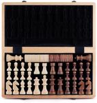 A&A 15 inch Wooden Folding Chess & 