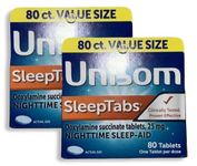 Uni-som Sleep-tabs (80ct Each) 2 pack
