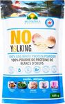 No Yolking Egg White Protein Powder by Muskoka Mornings (500g) | 25.5g of Protein per 30g Serving | Gluten, Dairy & Sugar Free, Low-Carb | Keto, Paleo & Diabetic-friendly, Vegetarian | Unflavoured