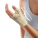 INSTINNCT Wrist Thumb Support Brace, Fully Adjustable Thumb Brace for Men and Women, Thumb Flexible Splint for Tendonitis and Thumb Pain & Injury, Fits Both Right Hand and Left Hand