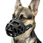 Dog Muzzle, Basket Muzzle for Bitin