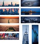 New York Bookmarks Bulk Set of 30. Superior Color Printing Quality on Both Sides on Heavy 14 pt Paper Stock. Our Book Marks are Made in USA