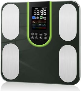 Body Fat Scales, Smart Scales for Body Weight & Fat - Digital BMI 20 Body Composition Scale with App, Measures Muscle Mass, Visceral Fat, Hydration Level - 180kg Capacity