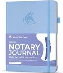 Clever Fox Notary Journal – Notary Public Journal of Notarial Acts – Hardcover Notary Log Book – Notary Supplies – 612 Record Entries, Numbered Pages, Hardcover, 8.5x11″ (Periwinkle)