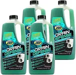 Zep Drain Defense Pipe Build-Up Remover - 64 oz (Case of 4) ZLDC64 - Professional Strength Liquid Pipe Build Up Remover