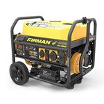 Firman P03612 4550/3650 Watt 120/240V Remote Start Gas Portable Generator Cetl Certified, Black