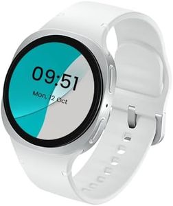 Samsung Galaxy Watch8 (44mm, Bluetooth, Silver) with 3nm Processor | Dual GPS | Sapphire Glass & Armor Aluminum | 5ATM & IP68 | BP, ECG, IHRN & Vascular Load Monitoring | Anti-oxidant Index