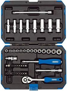 Draper 16355 1/4" Socket Set 47Pc