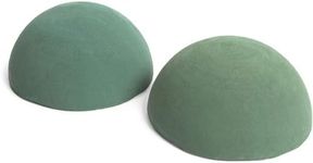 Bright Creations Round Floral Foam Half Balls for Flowers and DIY Crafts (7.8 in, 2 Pack)