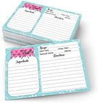 321Done 4x6 Recipe Cards (Set of 50