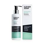 Clever Soap 1% Piroctone Olamine Anti-Dandruff Shampoo With Salicylic Acid - Suitable For Seborrheic Dermatitis, Psoriasis & Itchy, Sensitive Scalps - For Men & Women - Sulphate-Free & Vegan-Friendly